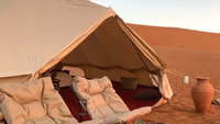 Glamping desert moments